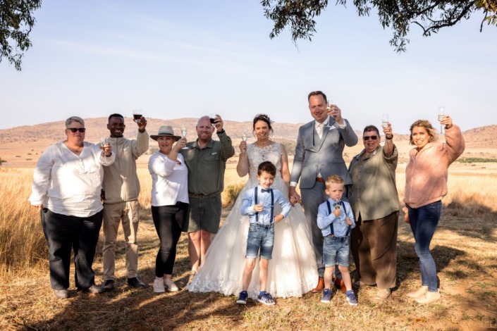 Bruiloft in Zuid-Afrika